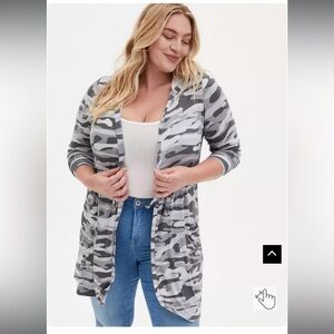 3X - torrid Anorak Cardigan